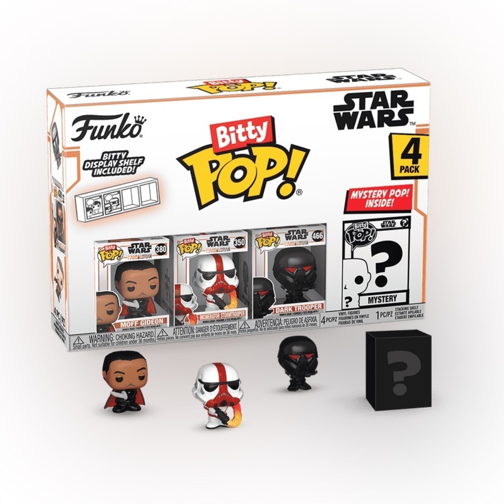 Funko Bitty Pop! Star Wars The Mandalorian 4-Pack Series 4, Collector’s Set- NIB